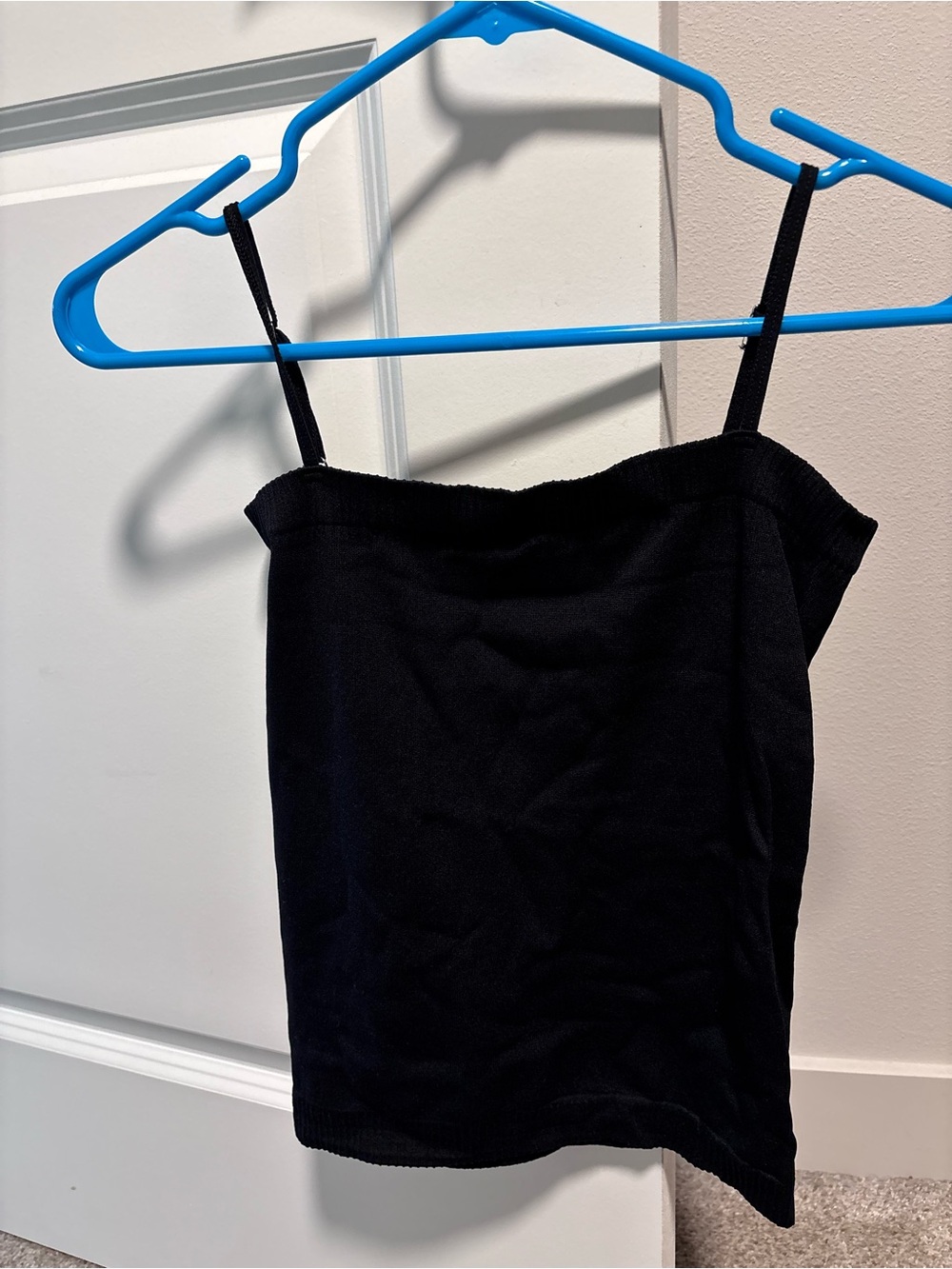 Free People Black Spaghetti Strap Tube Top